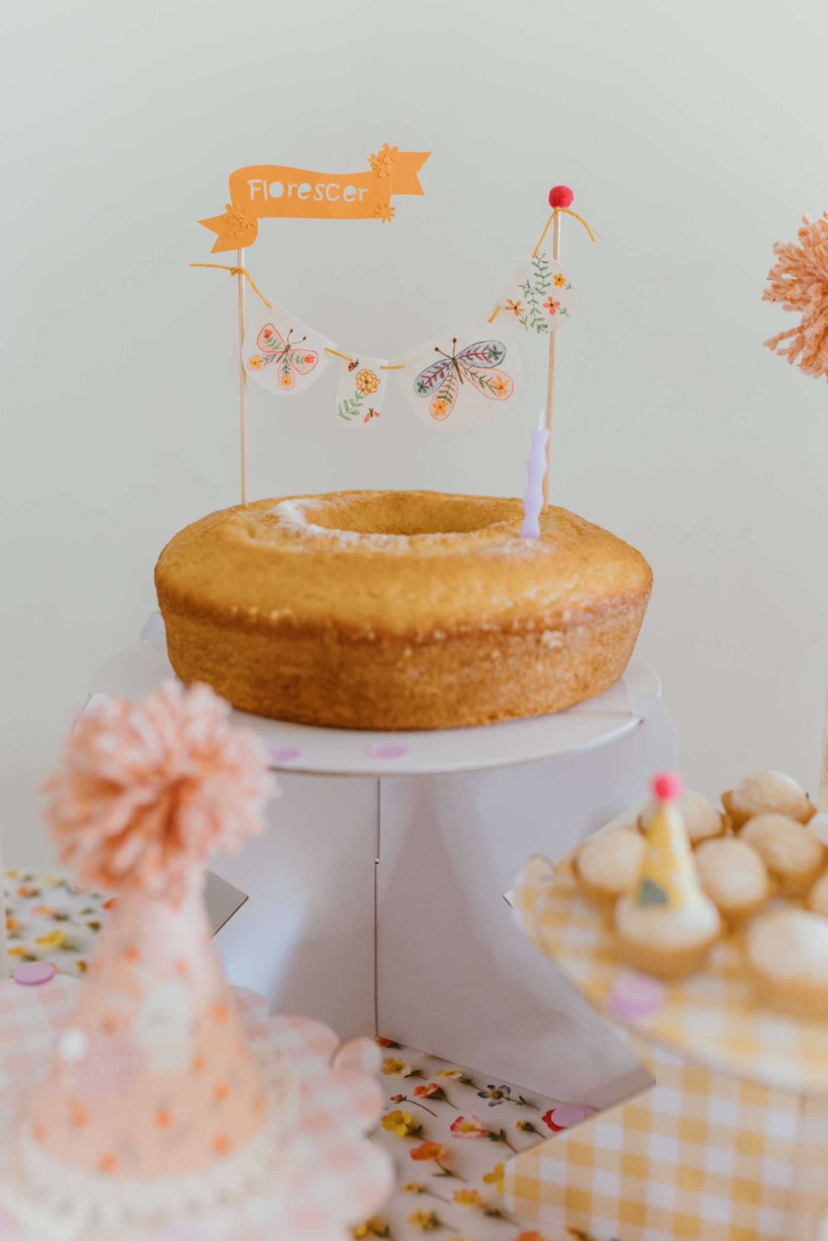 Topo de Bolo Jardim - Imagem 3